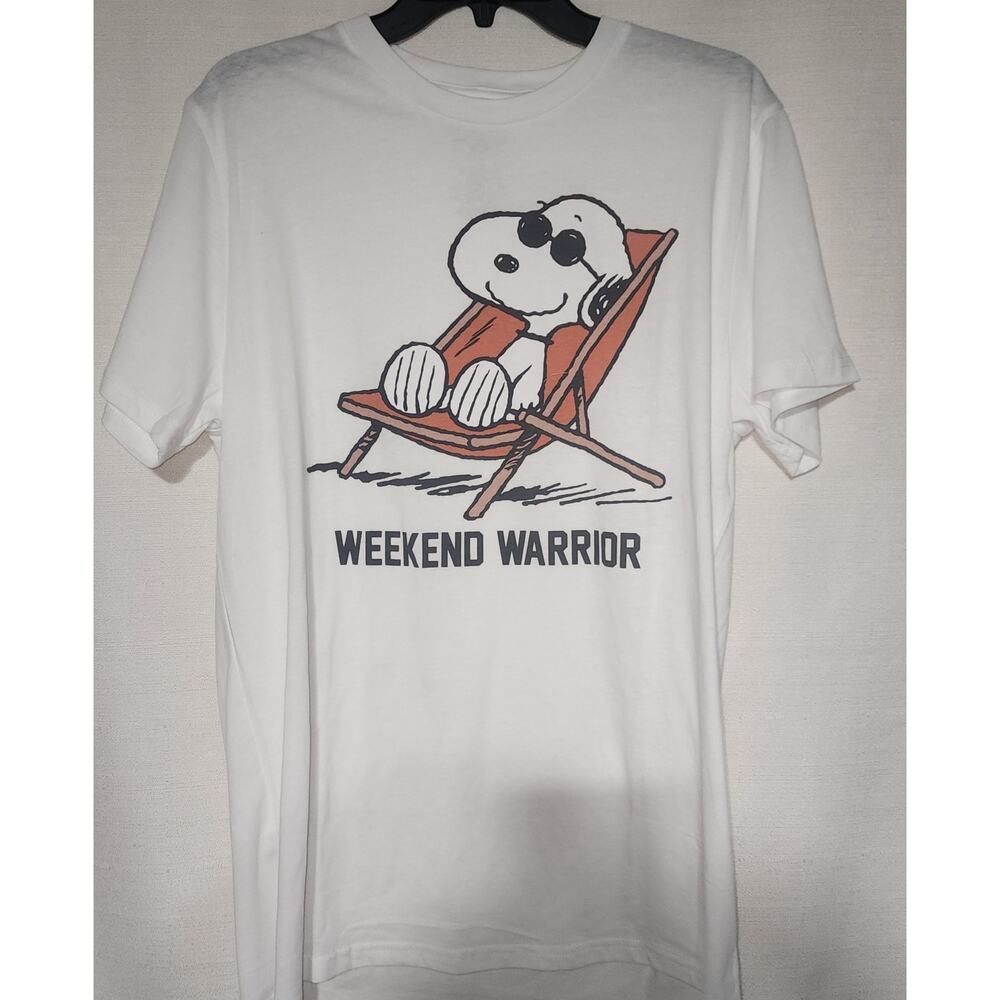 Snoopy 'weekend warrior' men's large shirt